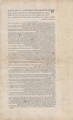 U. S. 宪法(第二次印刷)由埃尔布里奇·格里批注印刷文件与手写批注